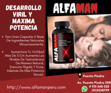 ORIGINAL ALFAMAN CAPSULAS NATURAL AUMENTA TU VIRILIDAD SEXSHOP 